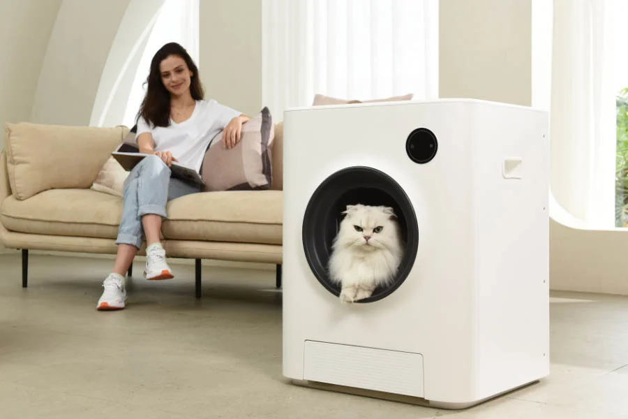 easy to clean litter box